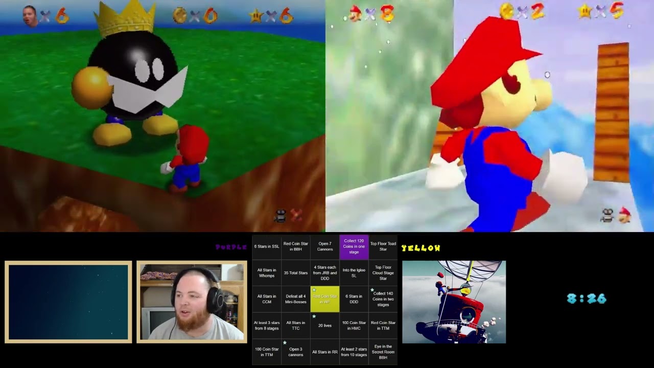 SM64 Lockout Bingo Race against 45ag - 9/19/24 (Race 3 of 3)