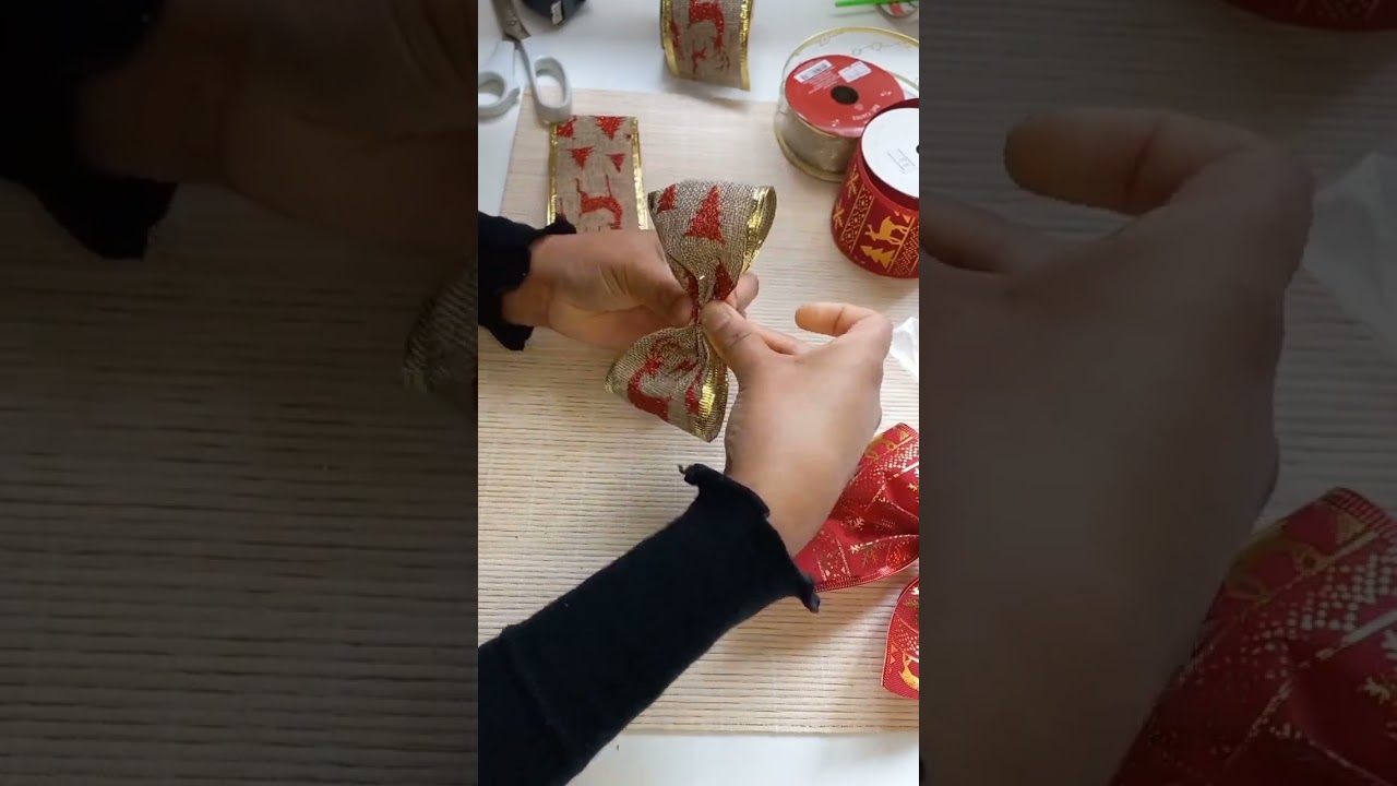 como fazer la&ccedil;o de natal.