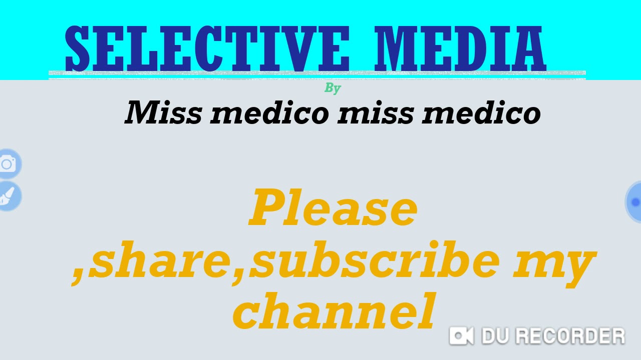 Selective media