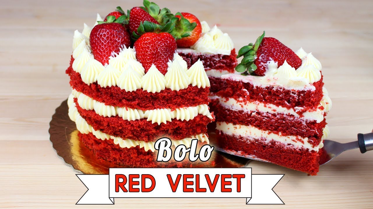 Bolo Red Velvet | Como Fazer Bolo Red Velvet ( Naked Cake) | Cakepedia