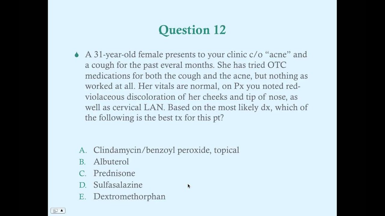 Pulmonary Review Questions (old version, with sound) - CRASH! Medical Review Series