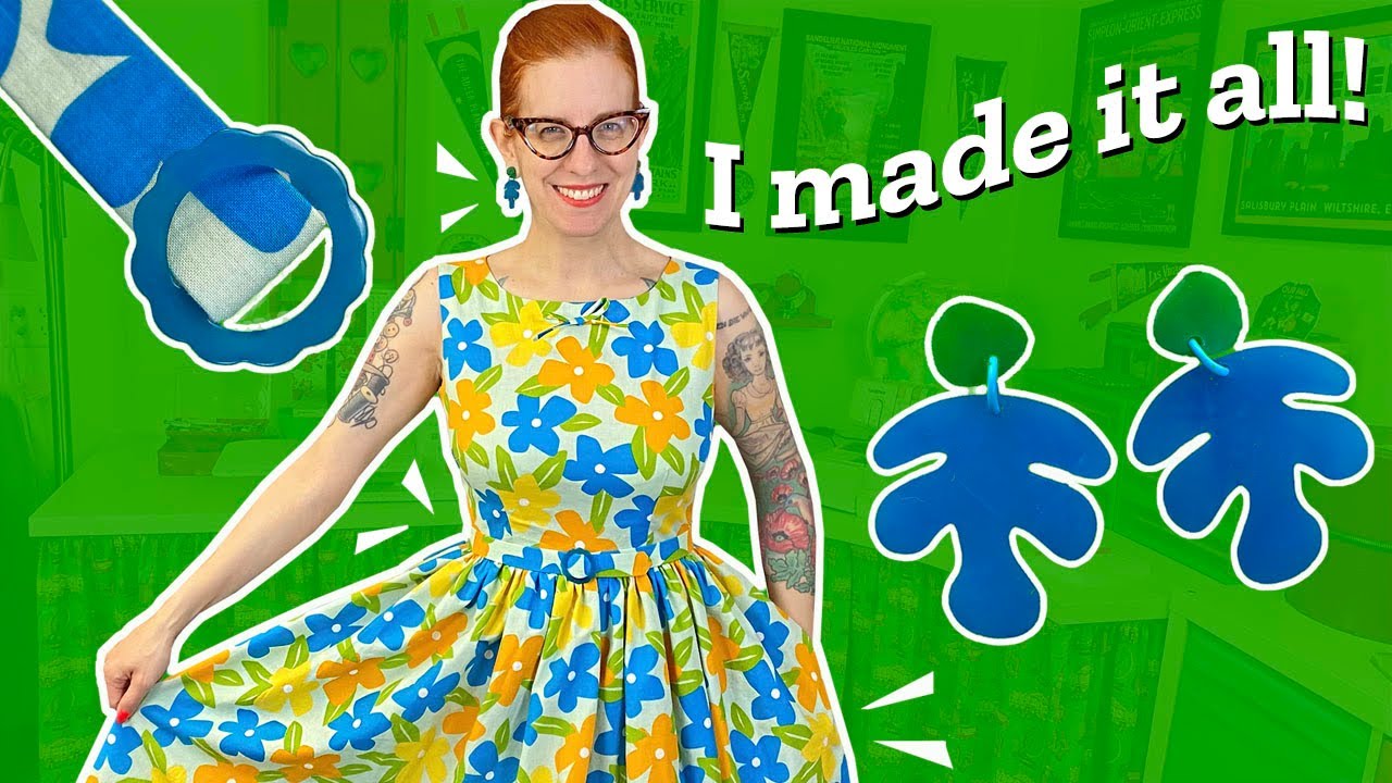 Шью себе на день рождения винтажное платье начала 1960-х! 👗