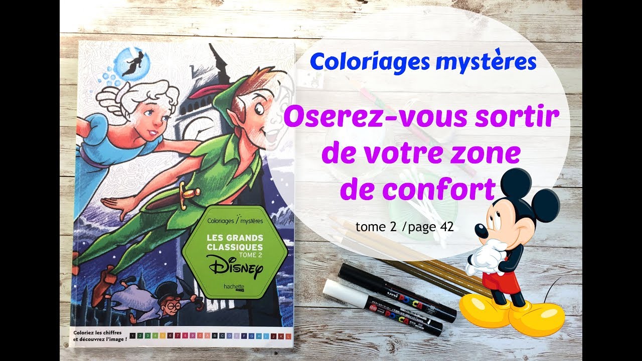 Coloriages mystères Disney , une autre façon de colorier ;-)