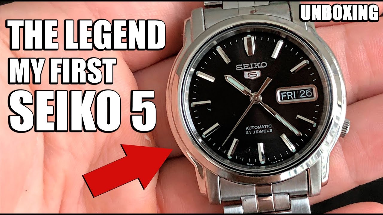 My First Seiko 5 Unboxing and Initial Impressions [SNKK71]