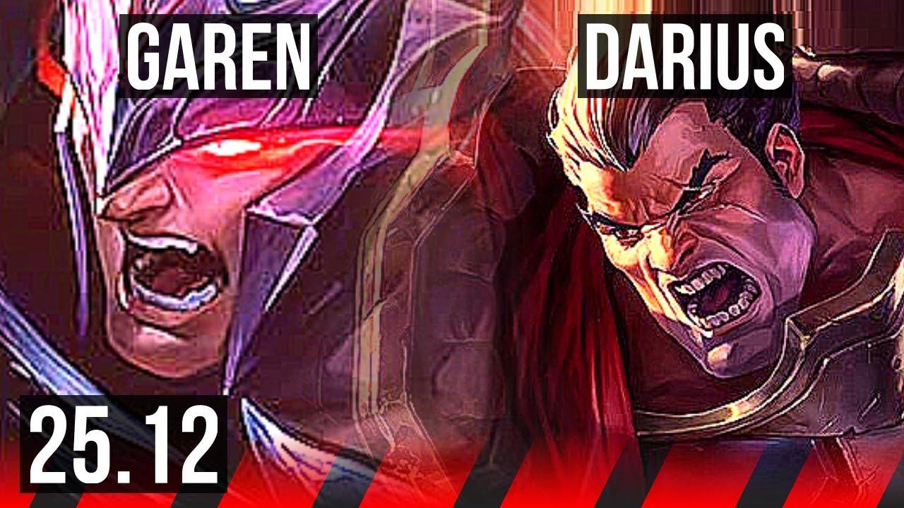 GAREN vs DARIUS (TOP) | KR Master | 25.12