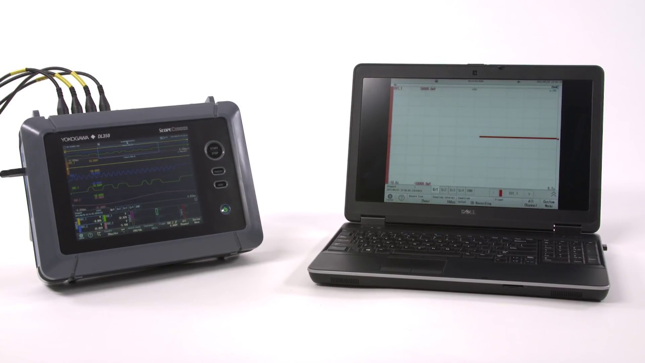 The DL350 Portable ScopeCorder