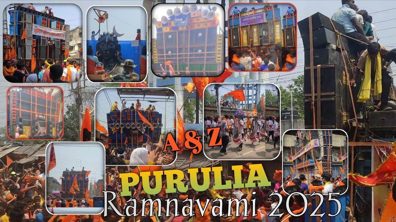 Ramnavami 🚩purulia || dj setup || all dj road show 😯          #djsetup #puruliadj2025 #ramnavami