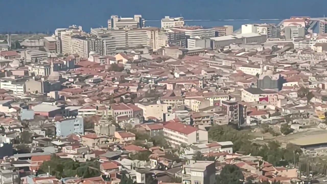 İZMİR KONAK KADİFEKALE'DEN İZMİR PANORAMASI