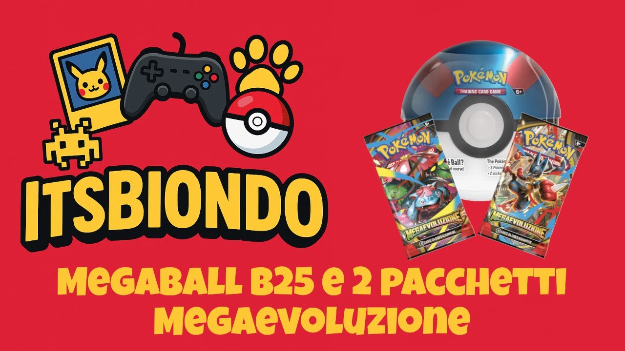 TROVO UN ALTERNATIVE APRENDO UNA MEGABALL B25 E 2 PACCHETTI DI MEGAEVOLUZIONE!!