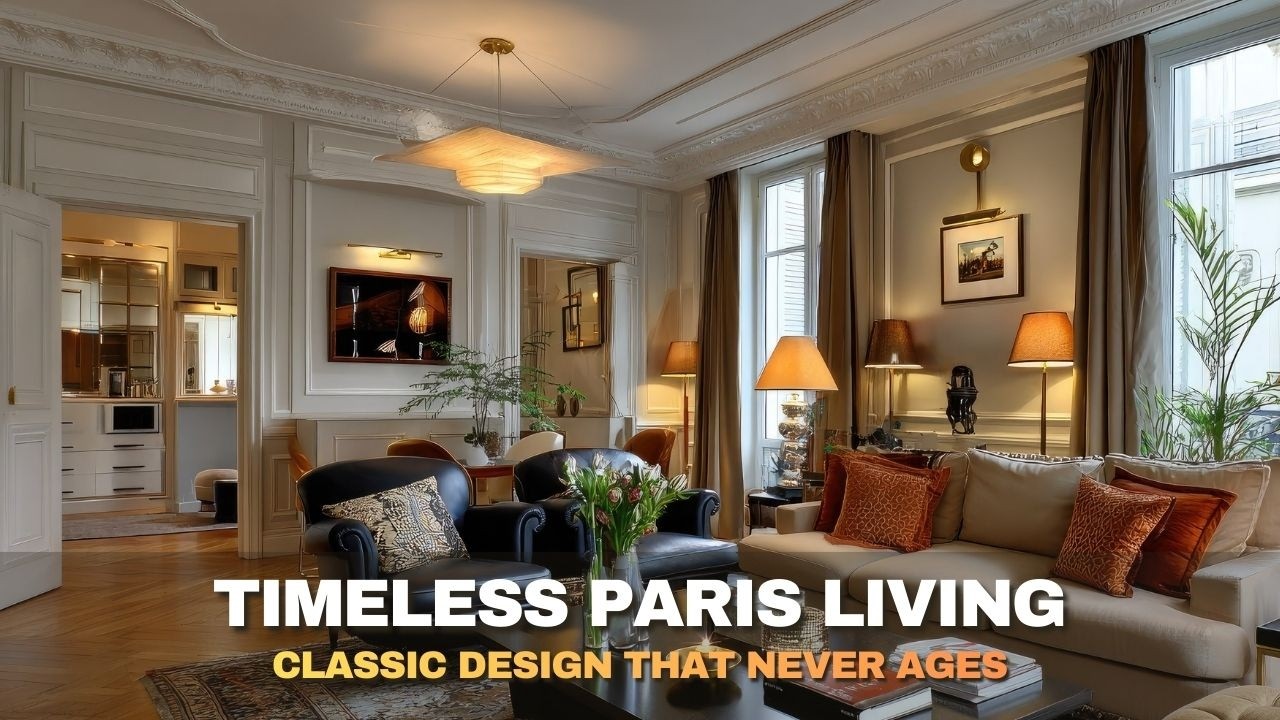 This Parisian Apartment Brings Classic Elegance Back to Life| Timeless Design That Transcends Trends