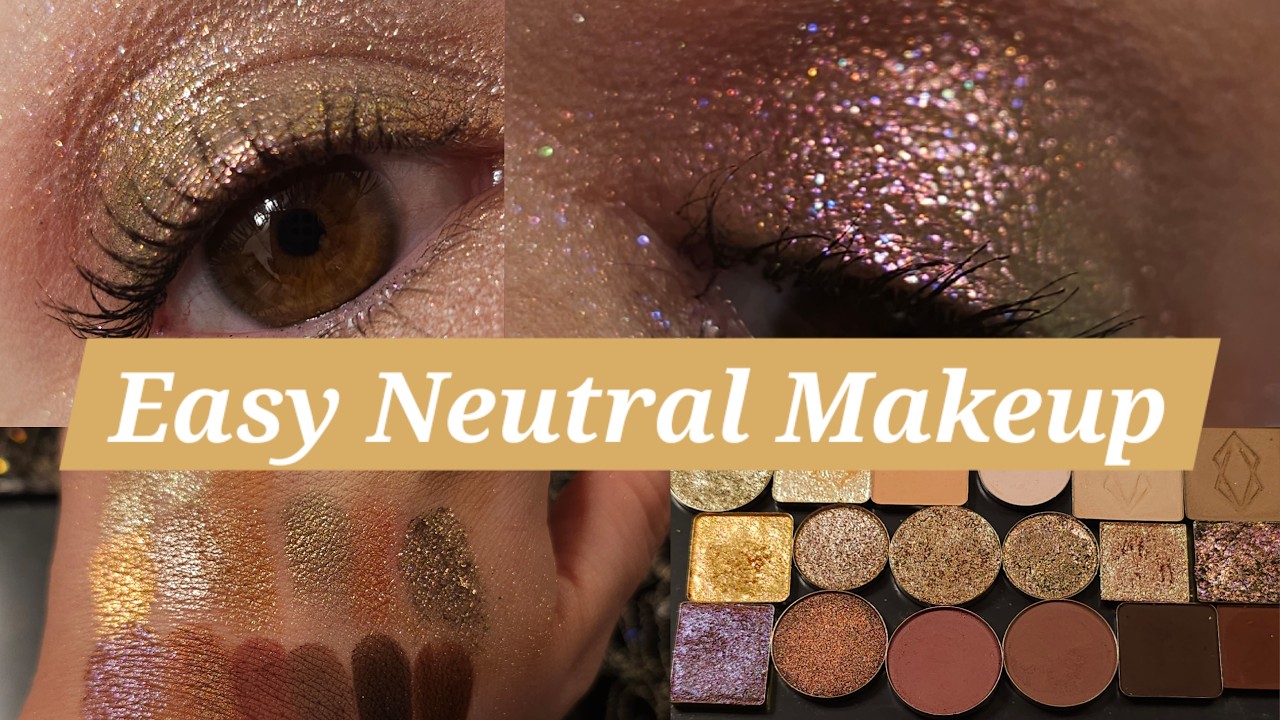 Easy Makeup Look - GRWM Neutral Eyeshadow Look - No ads Storytime, Old School YouTube Video