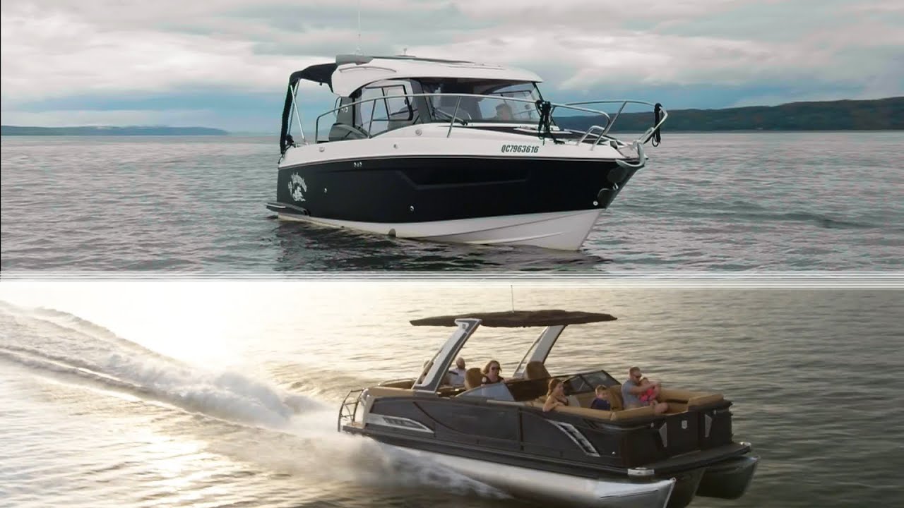Parker 750 CC et Pontons Godfrey | Action moteur sport NAUTIQUE