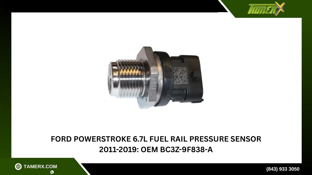 Ford Powerstroke 6.7L Fuel Rail Pressure Sensor 2011-2019: OEM BC3Z-9F838-A