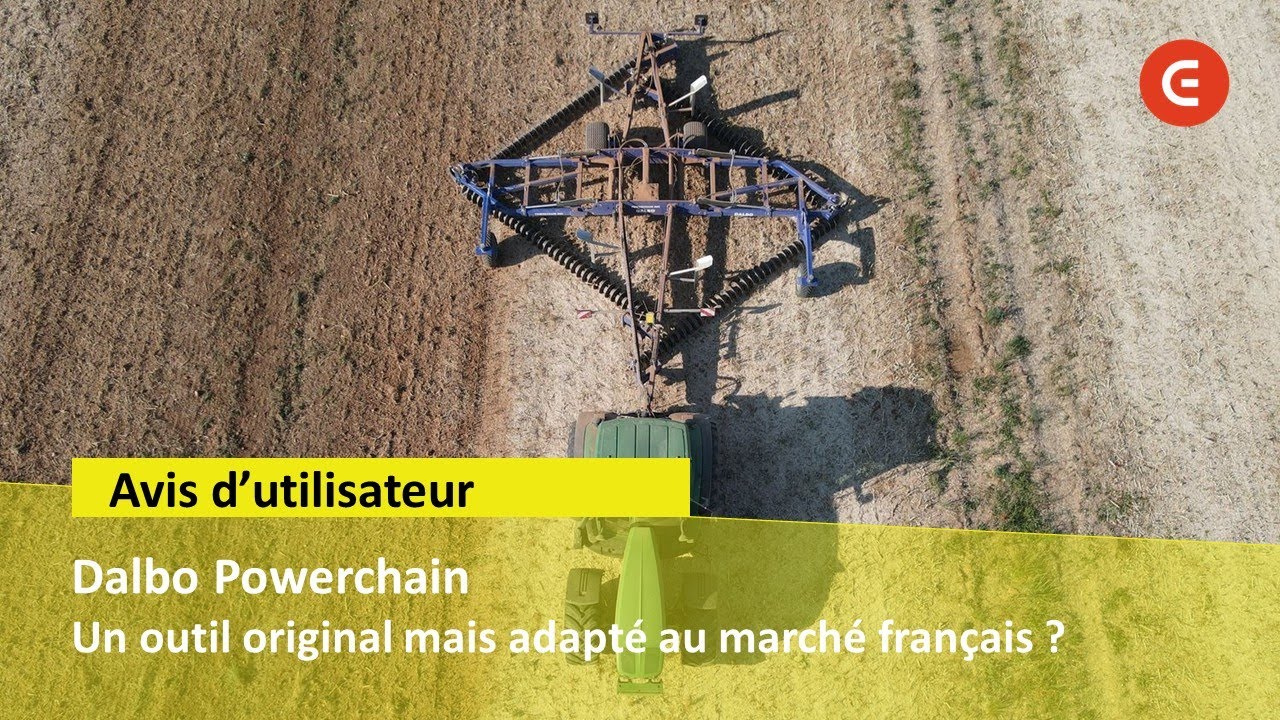 AVIS - 10 ha/h pour avec le d&eacute;chaumeur &agrave; CHAINES de DALBO