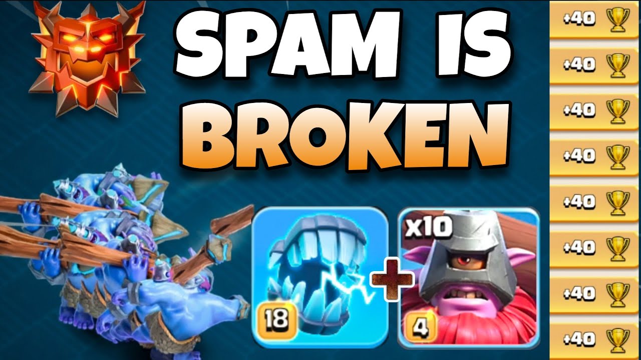 THROWERS Spam Feels Absolutely BROKEN! in Legend League The Best th18 attack strategy in Coc