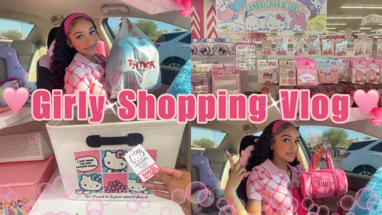 Come Shopping With Me Girl 🎀 TJ Maxx + Daiso