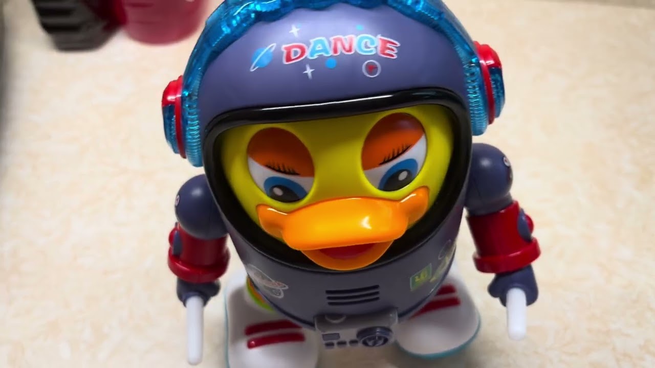 dancing space duck on  low batteries 