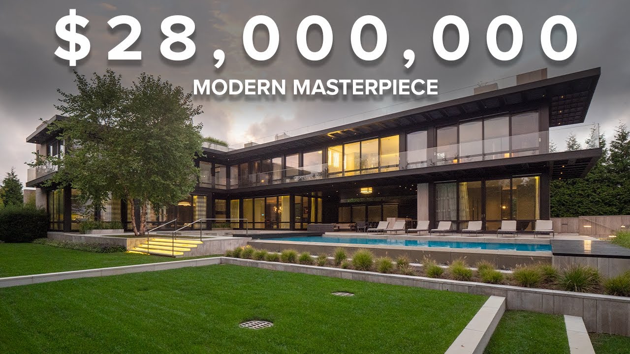 Capture Ocean Views from this 14,000 SF Modern Estate - DroneHub