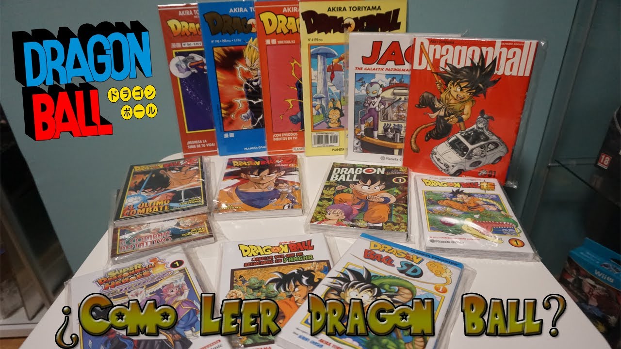 DRAGON BALL - ¿POR DONDE EMPEZAR CON EL MANGA DE DRAGON BALL? | ALGUNOS MANGAS PUBLICADOS EN ESPAÑA