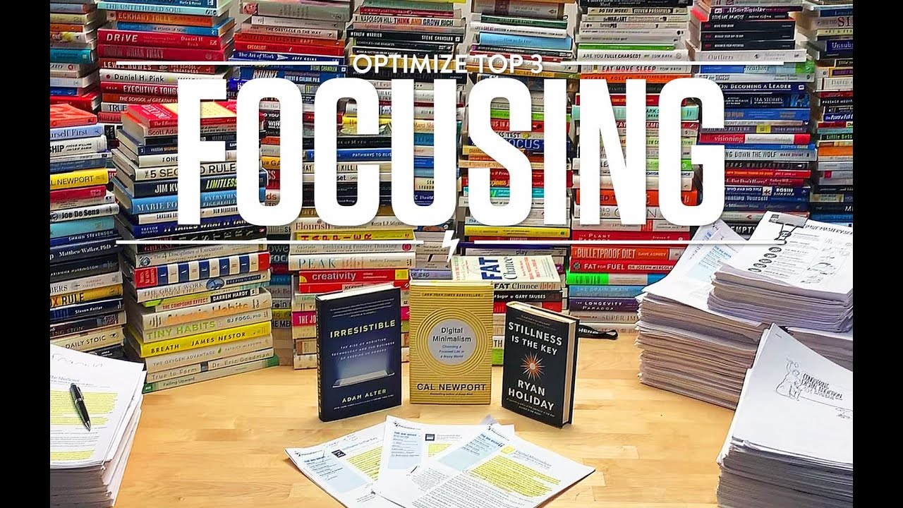 My Top 3 FOCUSING Books of All Time (+ a Life-Changing Idea From Each!)