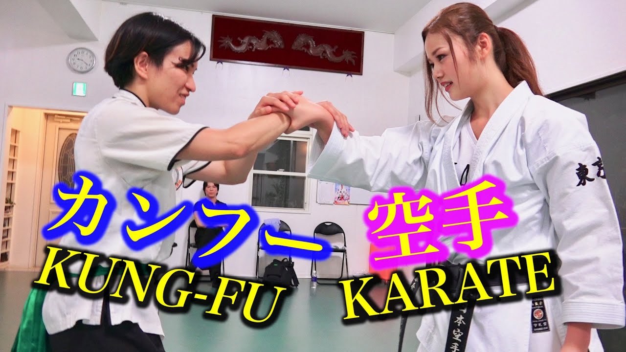 Severe pain! Karate Girl learns Qin-na and Iron palm【 Kung-fu】