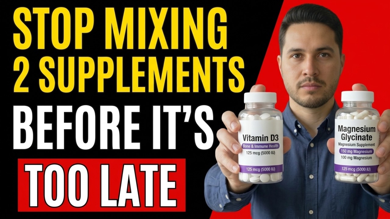 Over 60: NEVER Take Magnesium Glycinate with Vitamin D3 & K2 Before It’s Too Late
