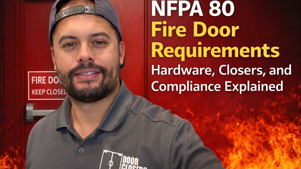 Требования к противопожарным дверям по стандарту NFPA 80 &ndash; фурнитура, доводчики и объяснение соот...