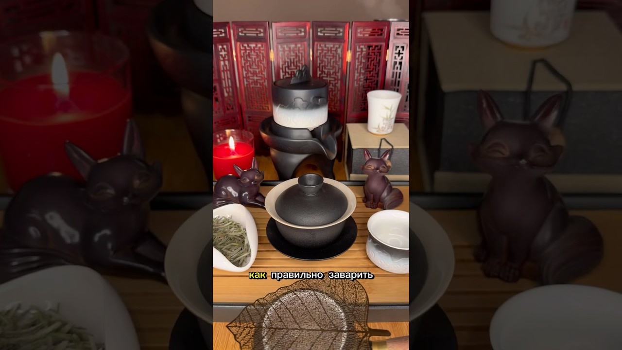 Как правильно заваривать чай в гайвани? #чайнаяцеремония #BaiHaoYinZhen #БелыйЧай #Гайвань