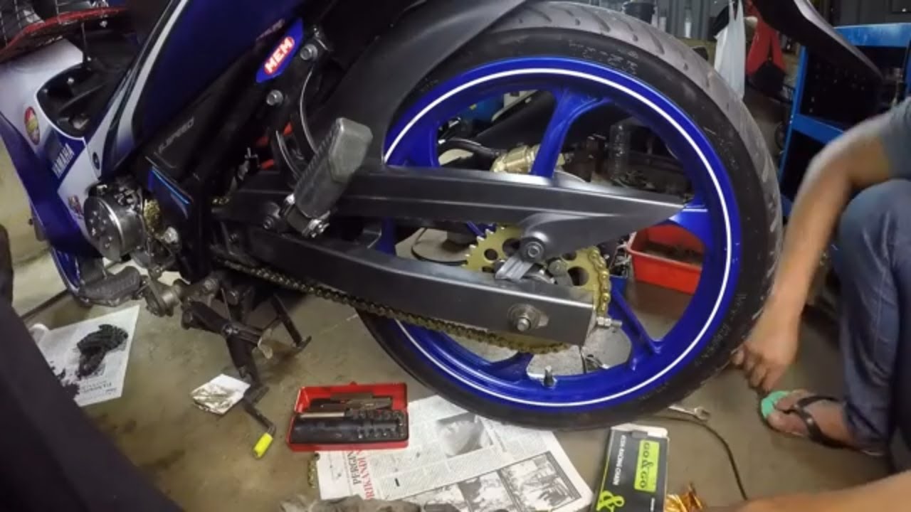 YAMAHA 125Z TUKAR RANTAI 415H SPROCKET 15-38