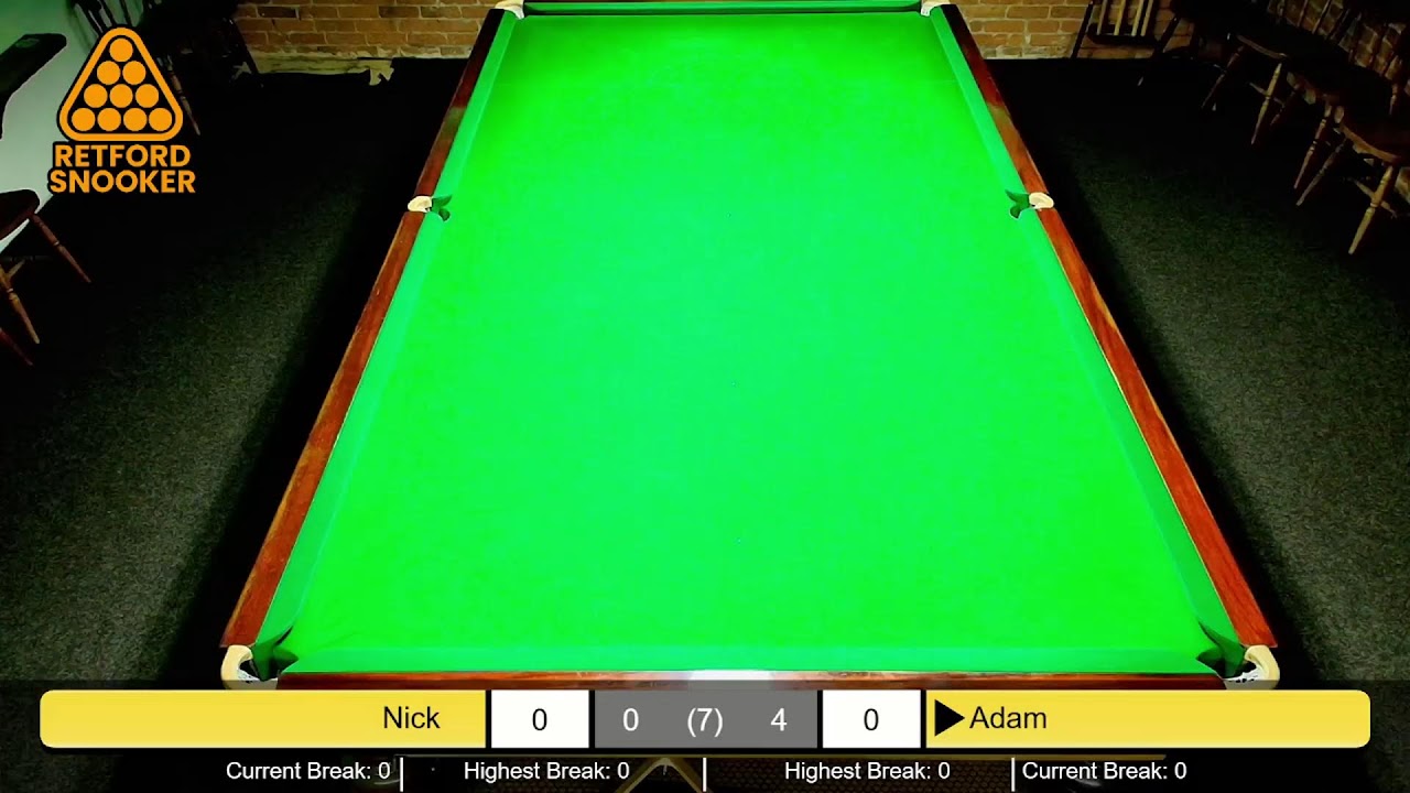 Snooker: Nick vs Adam – 17 February 26, 13:13