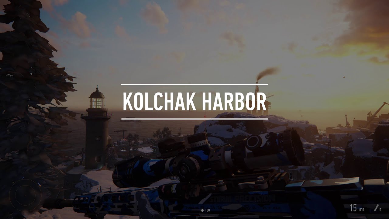 Sniper Ghost Warrior Contracts Mission 2: KOLCHAK HARBOR in 35-minutes | DEAD EYE & SILENT MODE