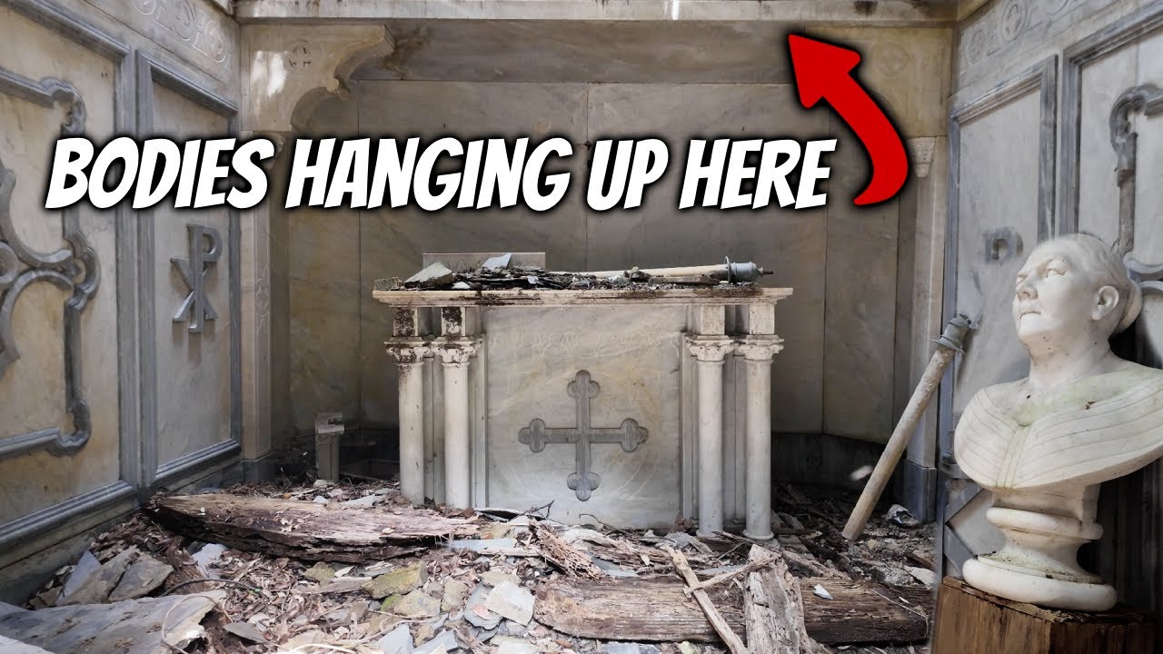 The Roof Collapsed in This Mausoleum - Staglieno Genoa 🇮🇹