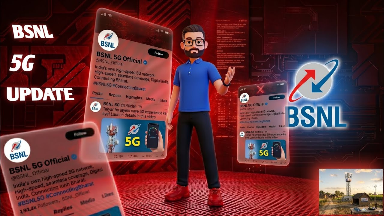 BSNL 5G Network Rollout 2026 New Update! BSNL is Going to Launch Its 5G Service.