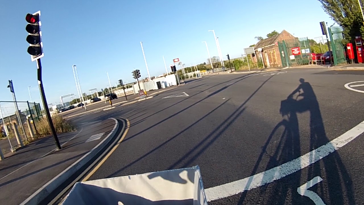 Cycling around Wellingborough Train Station - changes needed
