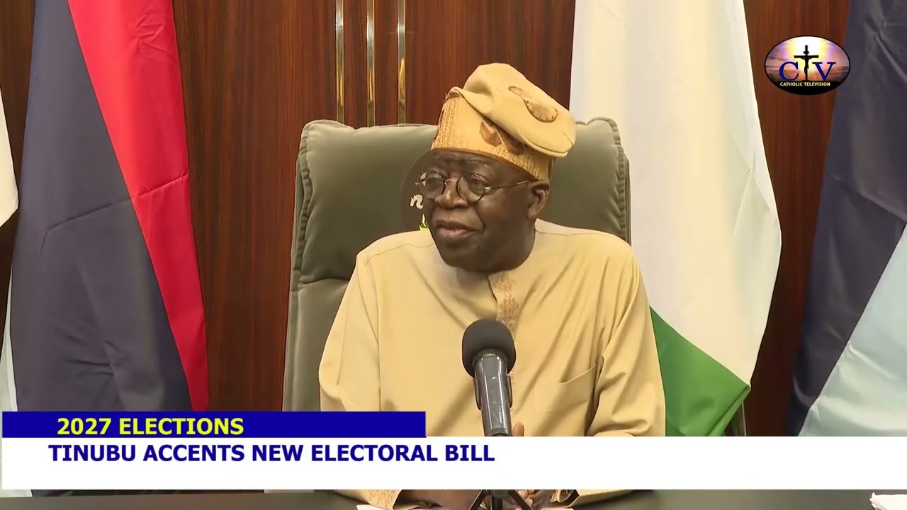 Tinubu Accents New Electoral Bill