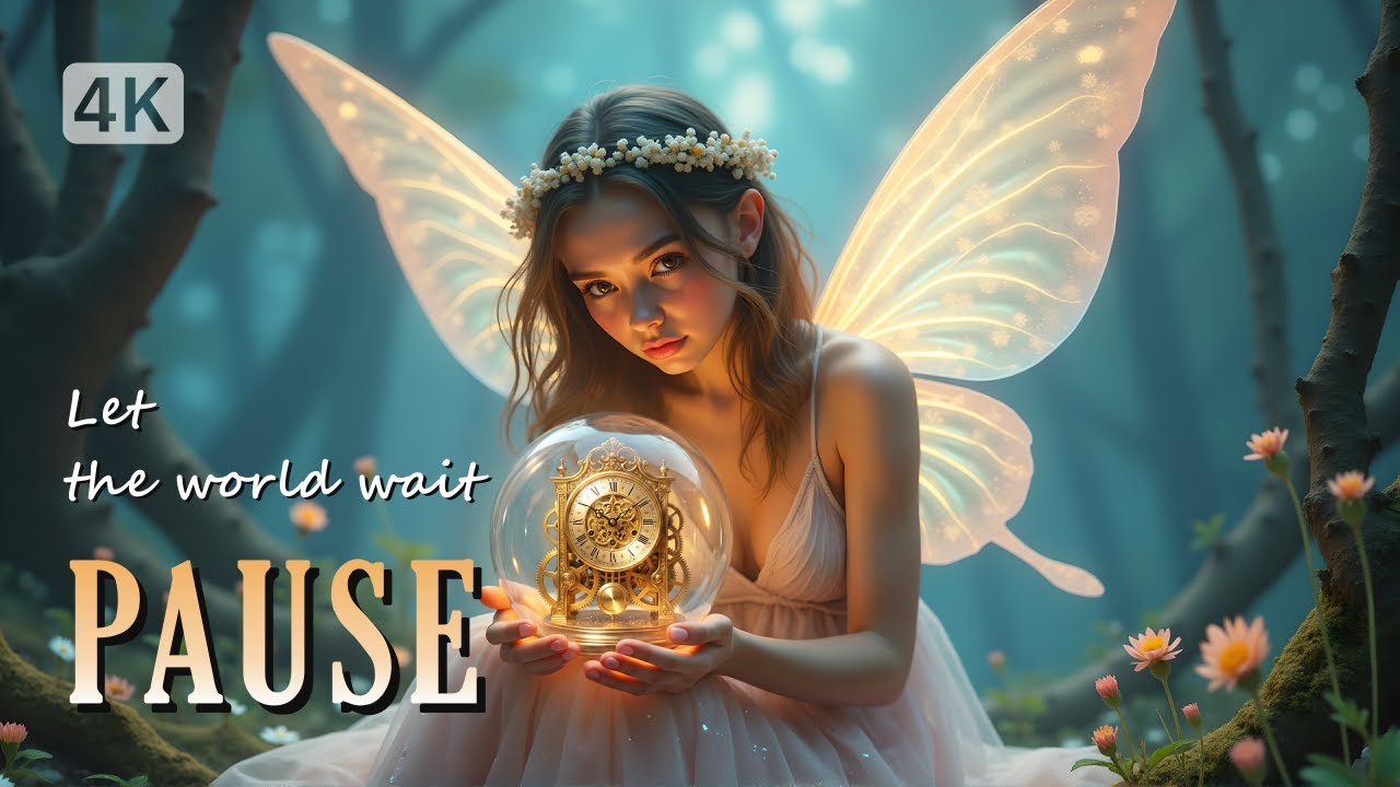 PAUSE: Let The World Wait 🕰️ Deep Sleep Music to Stop Overthinking & Anxiety [4K]