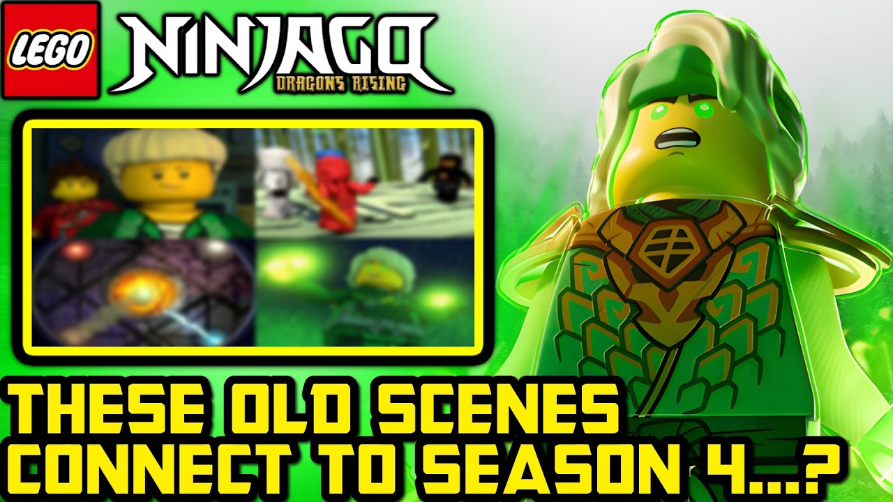 Эти старые сцены тоже связаны с 4 сезоном? 🤔 Обсуждение 4 сезона Ninjago Dragons Rising!