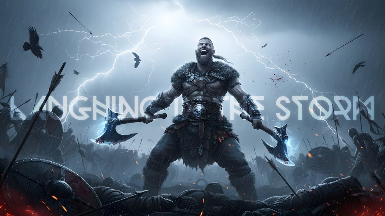 Laughing in the Storm ❄️ Nordic Battle Ambience | Defiance of Thunder