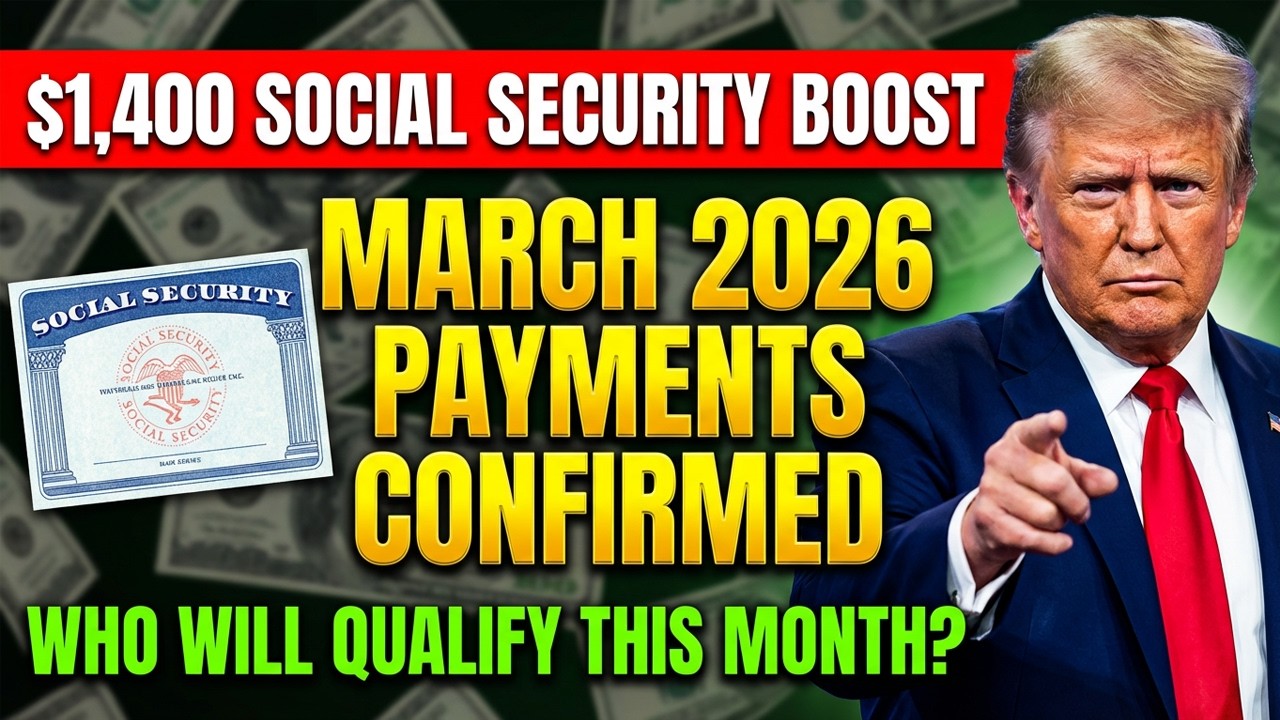 New March 2026 Social Security Payment &mdash; Who Will Receive the $1,400 Boost?