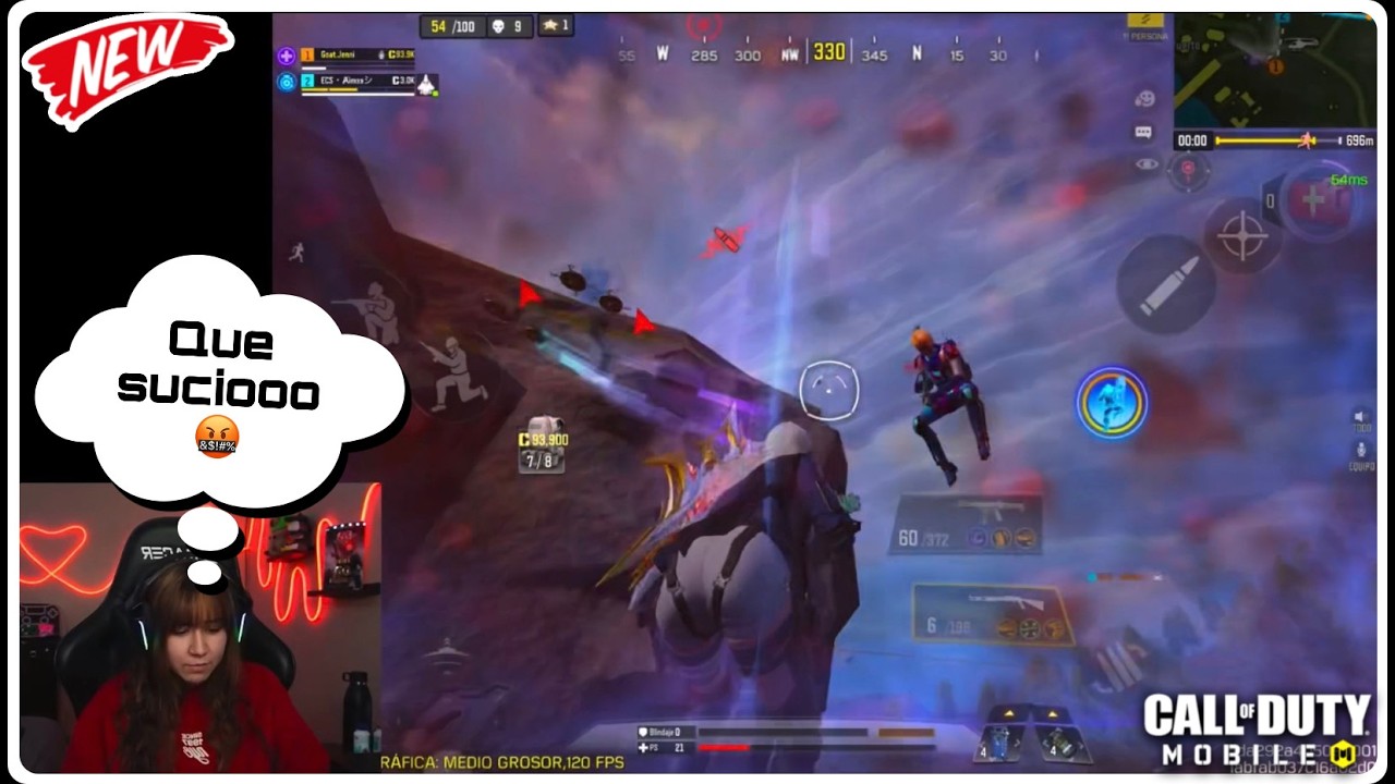 LA NIÑA JENNI TENIA 27 KILLS PERFECTAS PERO SE EQUIVOCÓ🥲| CALL OF DUTY MOBILE |