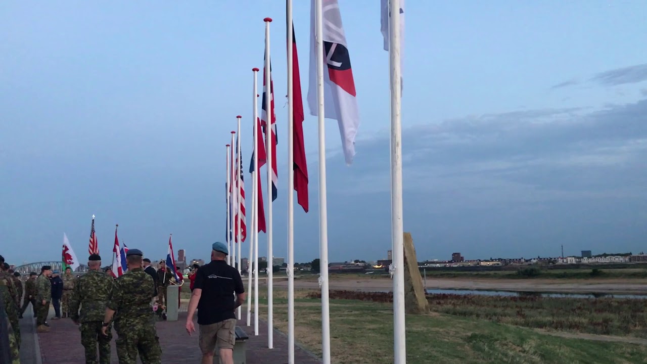 Sunset March - Waal Crossing. July 16, 2018 Nijmegen The Netherlands
