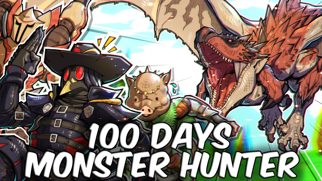 I Spent 100 Days in Monster Hunter World... Here's What Happened!
