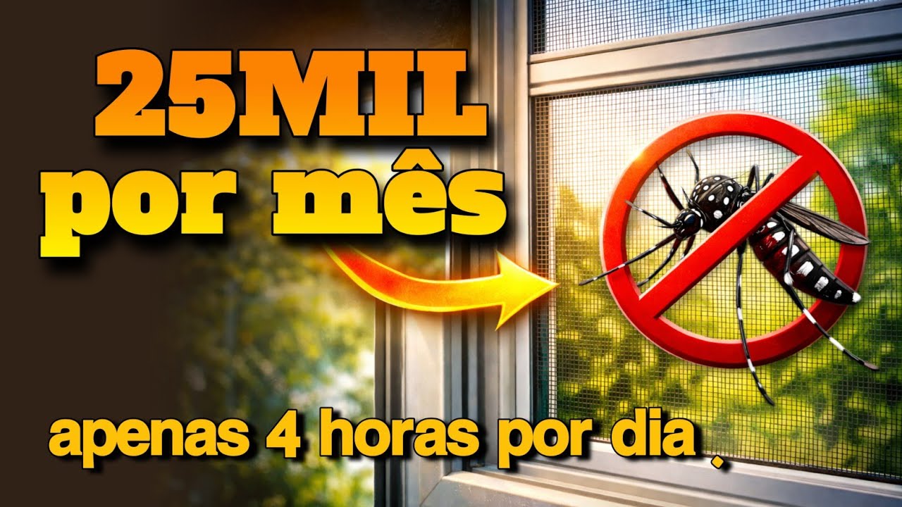 TELA MOSQUITEIRA: como lucrar muito com isso . Segredo revelado 🤫