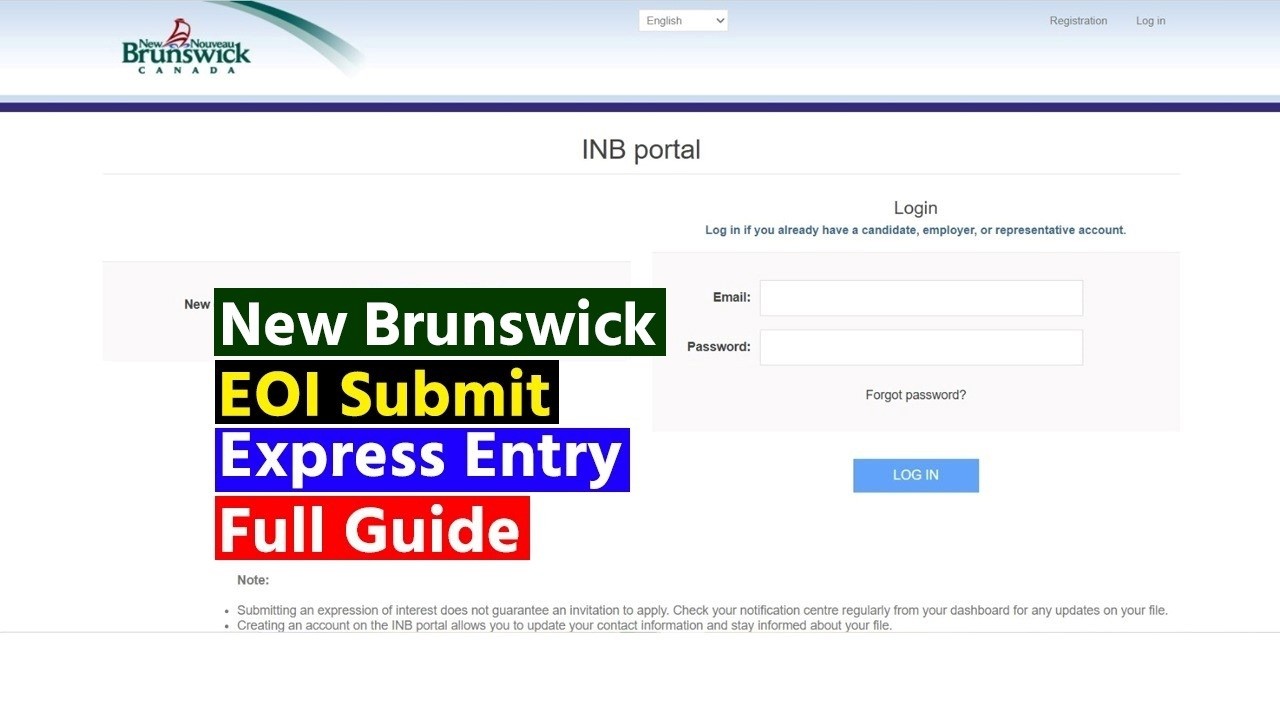 How to Submit New Brunswick Express Entry EOI Profile Online Step-by-Step Guide | NB EOI Profile