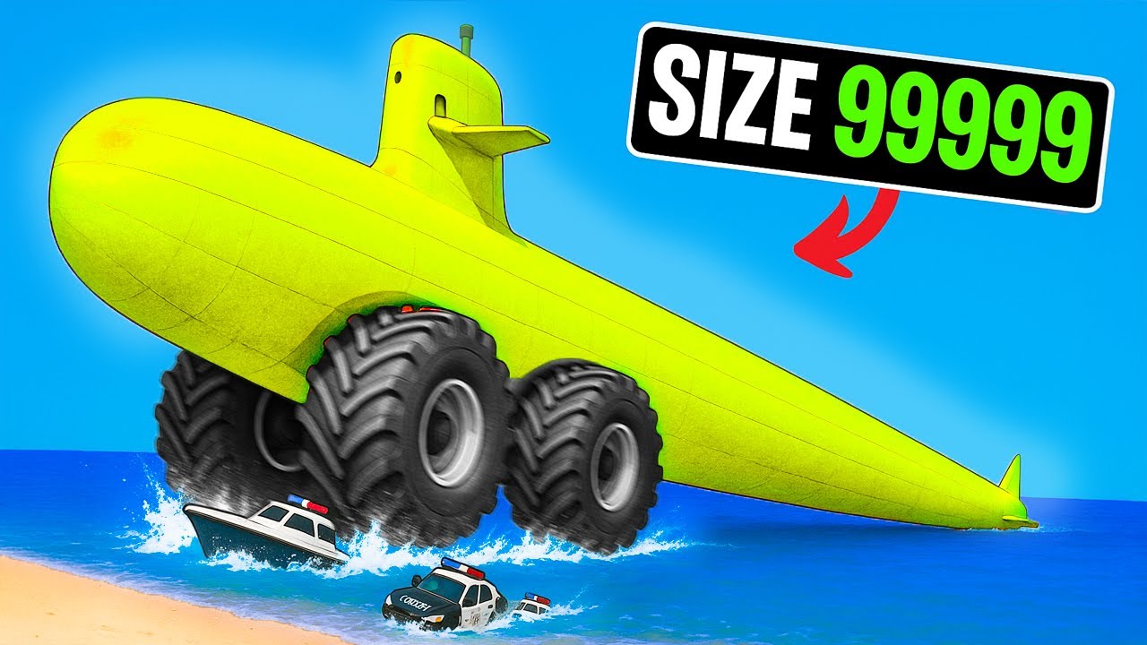 Every Time I Crash My Submarine Car Gets Bigger in GTA 5