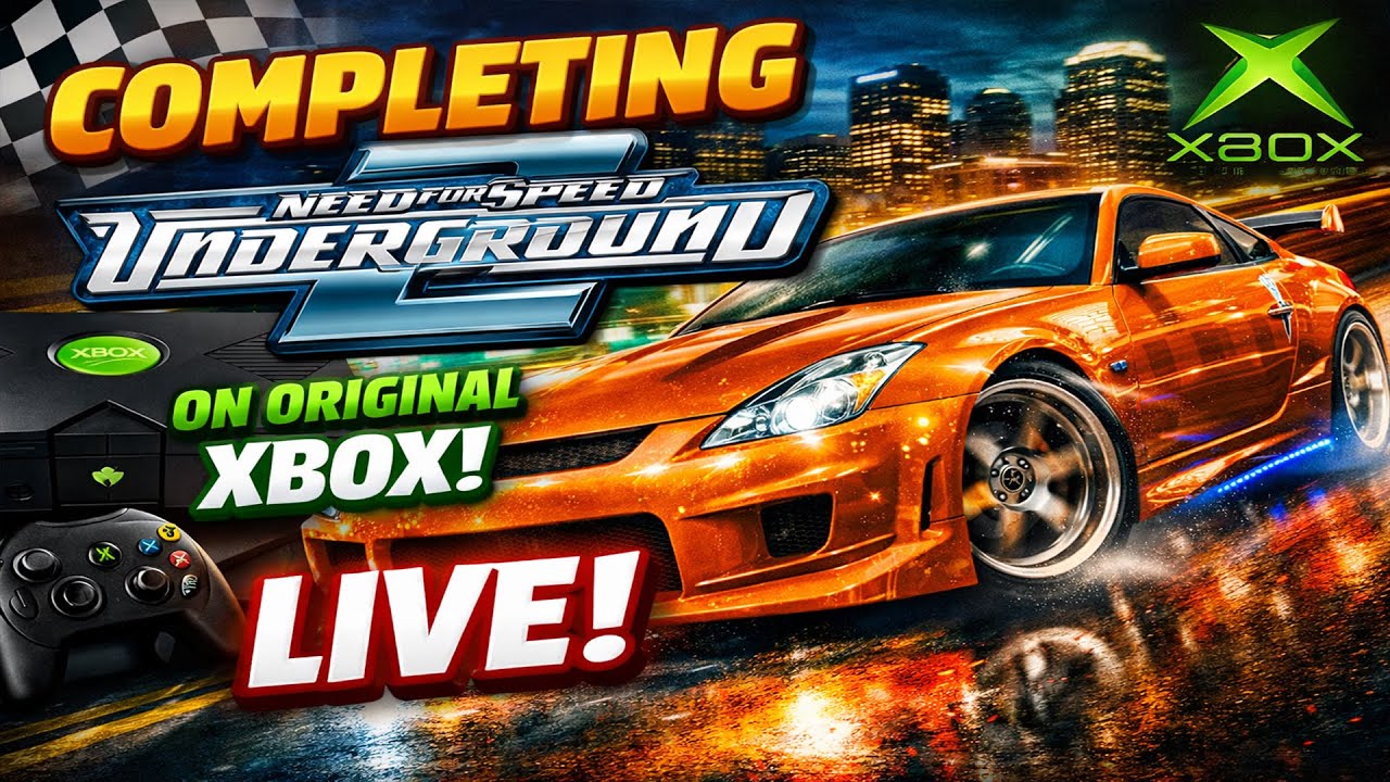 LIVE: Need for Speed Underground 2 Original Xbox Gameplay | Retro Livestream Completion