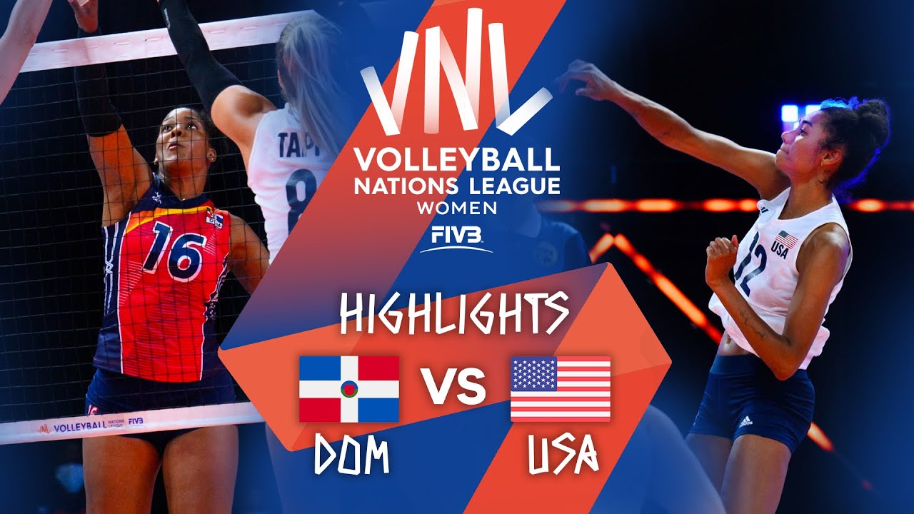 DOM vs. USA - Highlights Week 1 | Women's VNL 2021