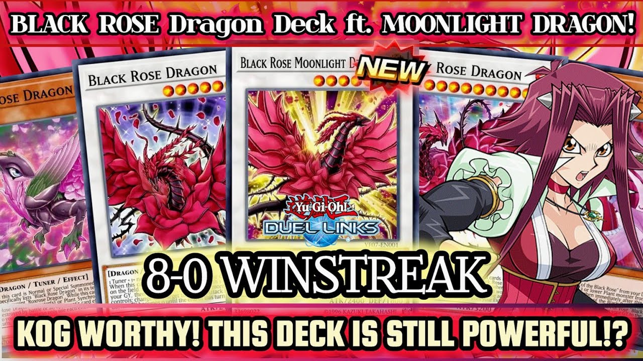 NEW BLACK ROSE MOONLIGHT DRAGON! 8/10 WINS, ROSE DRAGONS are BACK! [DUEL LINKS]