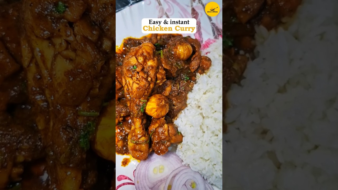 Chicken Curry 🍗| Easy & Instant 