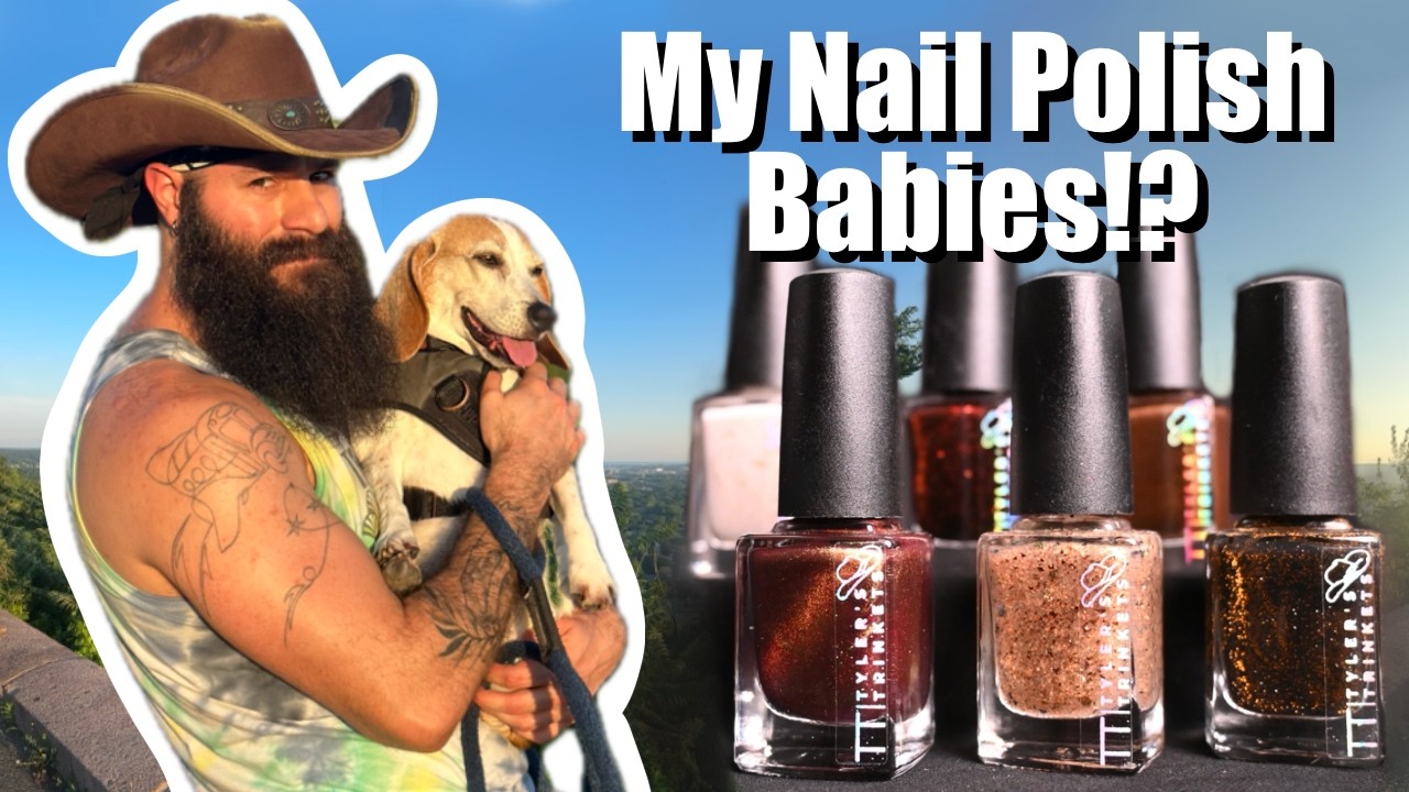 I Made A Nail Polish Collab Collection! Tyler’s Trinkets x NailDadddy the Golden Hour Rodeo 🤠🐎💅